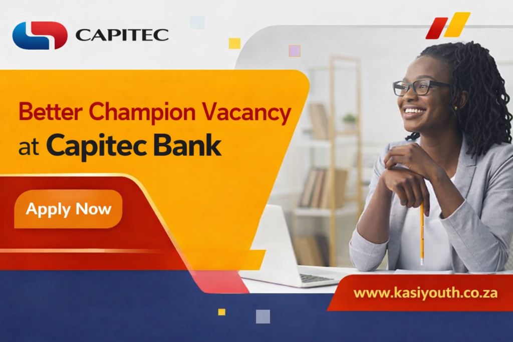 Bank Better Champion Learnership 2026 – Capitec Bank